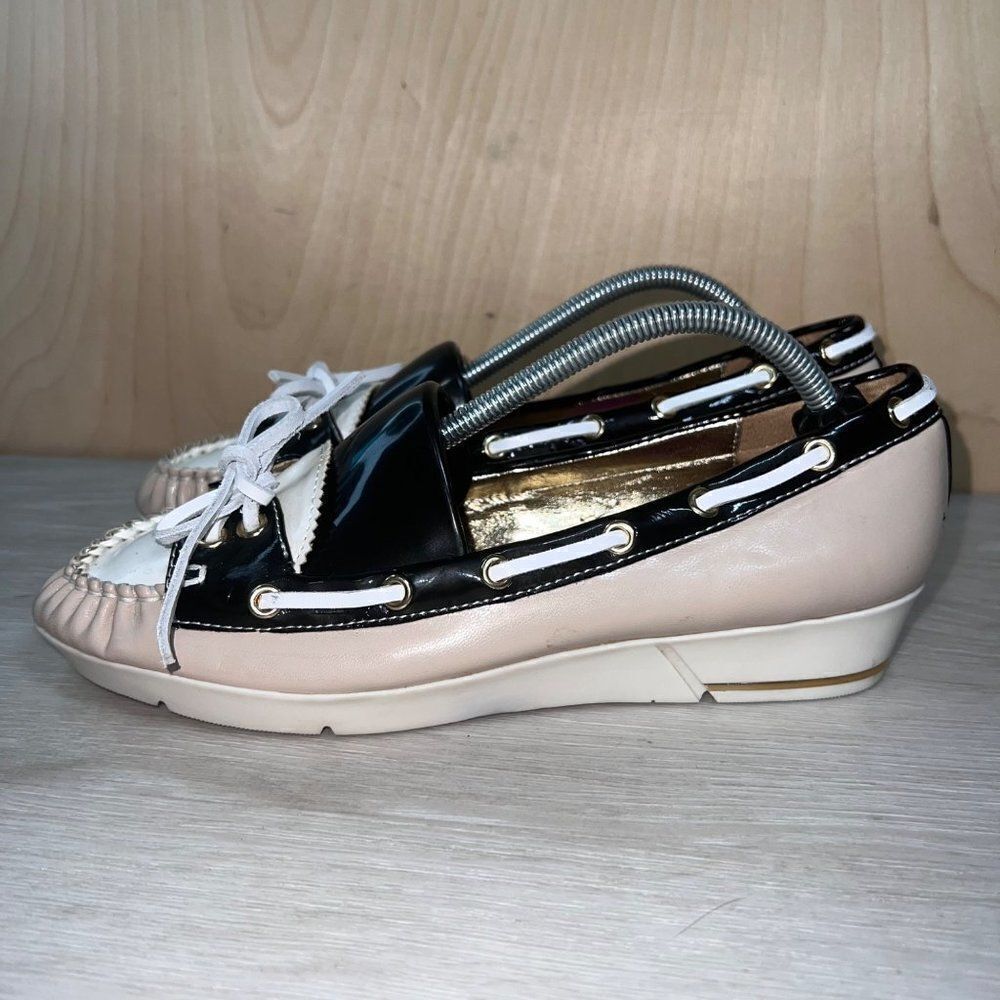 Libby Elderman Bristol Wedge Boat Shoes Women's 8.5